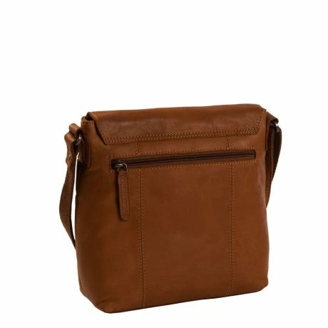 Chesterfield Irvine Schoudertas Cognac 4 Chesterfield Irvine Schoudertas Cognac - Afbeelding 2