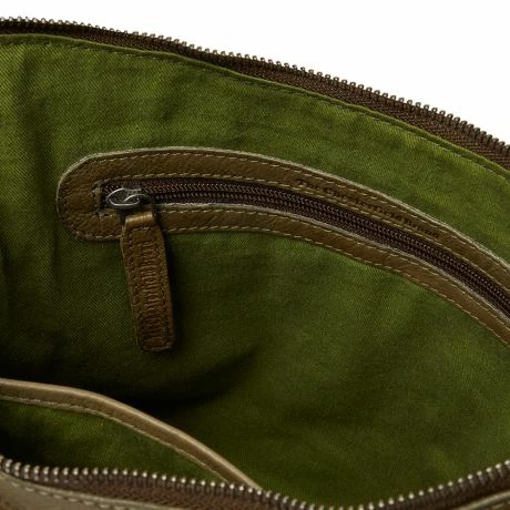 Chesterfield Nitra Schoudertas Olijfgroen 7 Chesterfield Nitra Schoudertas Olijfgroen - Afbeelding 5