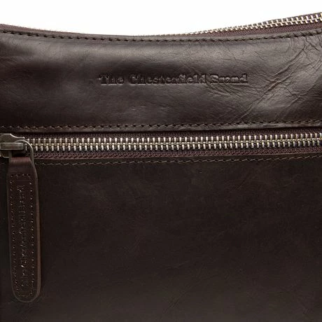Chesterfield Faro Schoudertas Bruin 6 Chesterfield Faro Schoudertas Bruin - Afbeelding 4