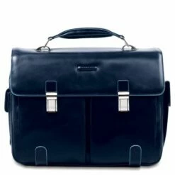 Piquadro Blue Square Computer Briefcase 15.6" Night Blue