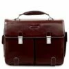 Piquadro Blue Square Computer Briefcase 15.6" Mahogany -NL Rugzak Verkoopwinkel ca1068b2 mo 1 1