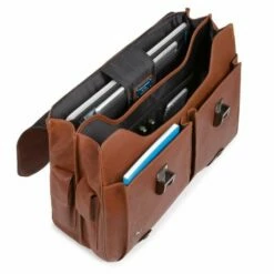 Piquadro Black Square Computer Briefcase 15.6" Dark Brown -NL Rugzak Verkoopwinkel ca1068b3 cu dett2 1