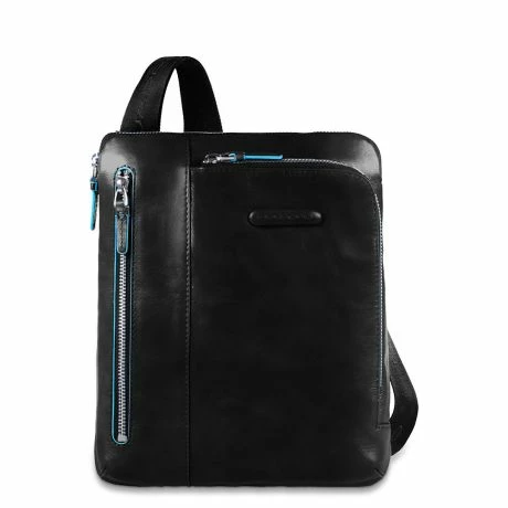 Piquadro Blue Square IPad Air/ IPad Crossbody Bag Black 3 Piquadro Blue Square IPad Air/ IPad Crossbody Bag Black