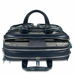 Piquadro Blue Square Expandable Computer Case 15" Black -NL Rugzak Verkoopwinkel ca2765b2 mo dett1 1 2