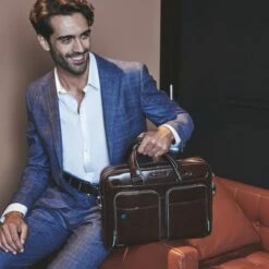 Piquadro Blue Square Portfolio Computer Briefcase 15" With IPad Black -NL Rugzak Verkoopwinkel ca2849b2 n dett4