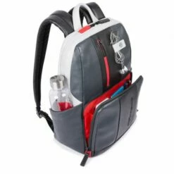 Piquadro Urban Computer Backpack 14'' Black/Grey -NL Rugzak Verkoopwinkel ca3214ub00 grn dett1
