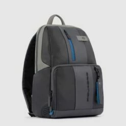 Piquadro Urban Computer Backpack 14'' Black Grey Blue 12 Piquadro Urban Computer Backpack 14'' Black Grey Blue -NL Rugzak Verkoopwinkel ca3214ub00bm ngr dett1 2