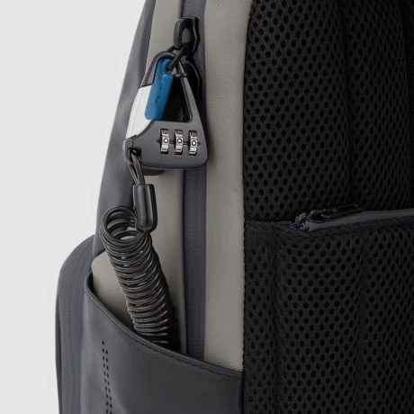 Piquadro Urban Computer Backpack 14'' Black Grey Blue 11 Piquadro Urban Computer Backpack 14'' Black Grey Blue - Afbeelding 9