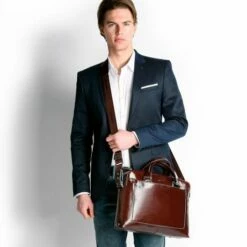 Piquadro Blue Square Double Handle Computer Portfolio Briefcase 14" Black -NL Rugzak Verkoopwinkel ca3335b2 n dett10