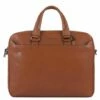 Piquadro Black Square Computer Portfolio Briefcase 2 Dividers Tobacco -NL Rugzak Verkoopwinkel ca3339b3 cu1