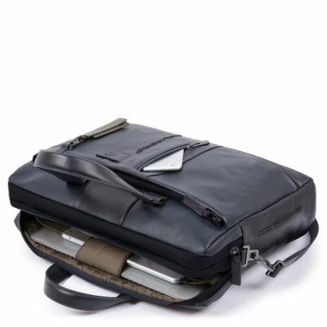 Piquadro Urban Laptop Briefcase 15.6'' Black 4 Piquadro Urban Laptop Briefcase 15.6'' Black - Afbeelding 2