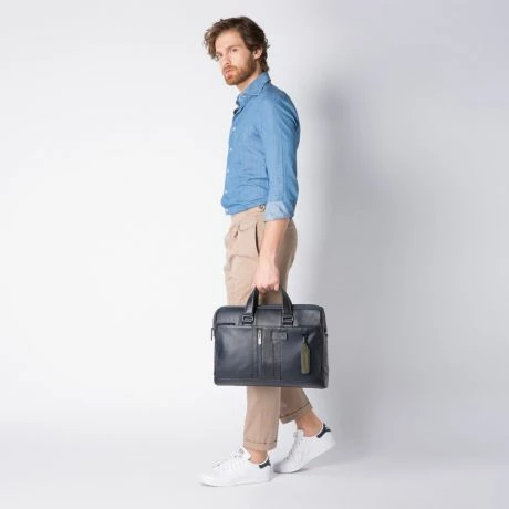 Piquadro Urban Laptop Briefcase 15.6'' Black 11 Piquadro Urban Laptop Briefcase 15.6'' Black - Afbeelding 9