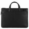 Piquadro Black Square Small Expandable Computer Bag 15.6'' Black -NL Rugzak Verkoopwinkel ca4021b3 n 1