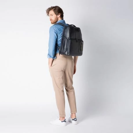 Piquadro Urban Fast Check PC Backpack 15.6'' Black/Grey 12 Piquadro Urban Fast Check PC Backpack 15.6'' Black/Grey - Afbeelding 10