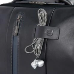 Piquadro Urban Fast Check PC Backpack 15.6'' Black -NL Rugzak Verkoopwinkel ca4532ub00 n dett2