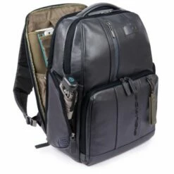 Piquadro Urban Fast Check PC Backpack 15.6'' Black -NL Rugzak Verkoopwinkel ca4532ub00 n dett6