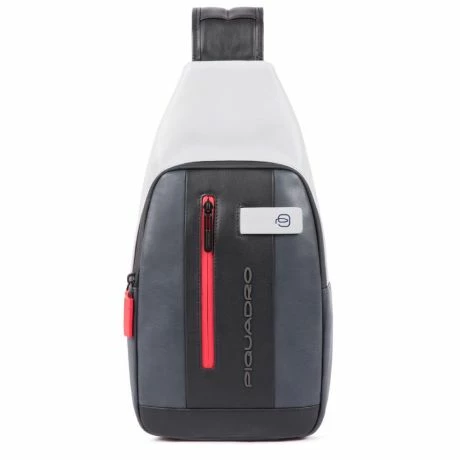 Piquadro Urban Mono Sling Bag Black/Grey 3 Piquadro Urban Mono Sling Bag Black/Grey