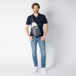 Piquadro Urban Mono Sling Bag Black/Grey 8 Piquadro Urban Mono Sling Bag Black/Grey -NL Rugzak Verkoopwinkel ca4536ub00 grn dett9