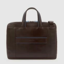 Piquadro Blue Square Revamp Slim Computer Bag 14'' Mahogany Brown -NL Rugzak Verkoopwinkel ca6105b2v mo dett2 1