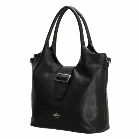 Charm London High Street Shopper Zwart 01 4 Charm London High Street Shopper Zwart 01 - Afbeelding 2