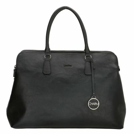 Charm London Bromley 15" Laptoptas Black 4 Charm London Bromley 15" Laptoptas Black - Afbeelding 2