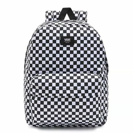 Vans Old Skool Check Rugzak Black / White 3 Vans Old Skool Check Rugzak Black / White