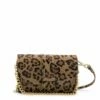 MOSZ Krisbag Telefoontasje Cheeta Brown Shiny Light Gold -NL Rugzak Verkoopwinkel cheeta