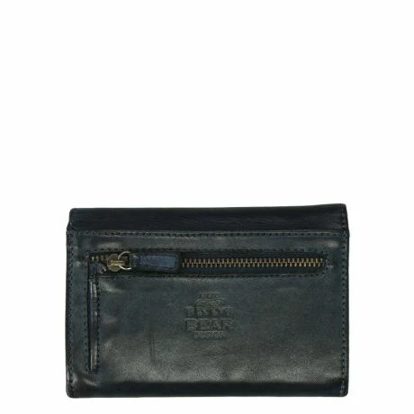 Bear Design Cow Lavato Diana Portemonnee Blue 4 Bear Design Cow Lavato Diana Portemonnee Blue - Afbeelding 2