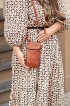 Bear Design Elske Telefoontasje Cognac -NL Rugzak Verkoopwinkel cl41579c1