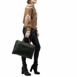 Cowboysbag Laptop Bag Laide 15.6" Dark Green -NL Rugzak Verkoopwinkel cowboysbag laptopbaglaide laptoptas darkgreen 945 model