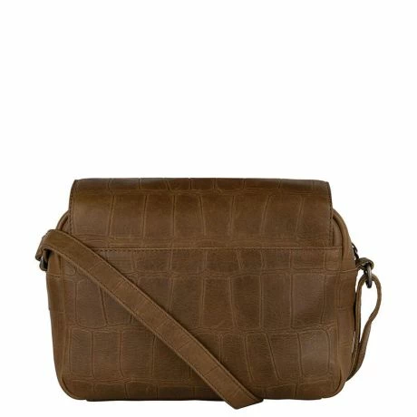 Cowboysbag Grand Croco Crossbody Cameby Olive 5 Cowboysbag Grand Croco Crossbody Cameby Olive - Afbeelding 3
