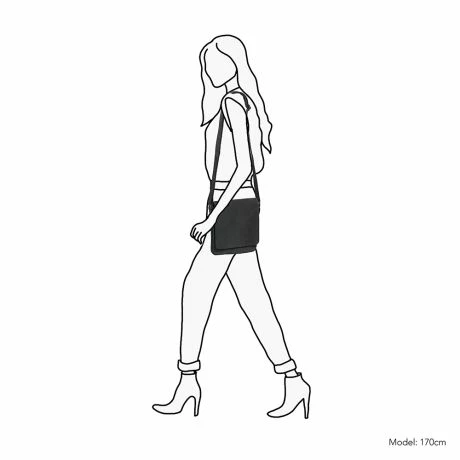 Daniel Ray Vacaville Crossbody Schoudertas Black 8 Daniel Ray Vacaville Crossbody Schoudertas Black - Afbeelding 6