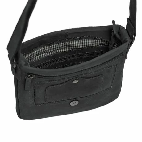 Daniel Ray Vacaville Crossbody Schoudertas Black 7 Daniel Ray Vacaville Crossbody Schoudertas Black - Afbeelding 5