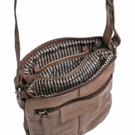 Daniel Ray Clovis Schoudertas Taupe 7 Daniel Ray Clovis Schoudertas Taupe - Afbeelding 5