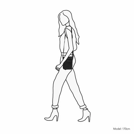 Daniel Ray Clovis Schoudertas Zwart 8 Daniel Ray Clovis Schoudertas Zwart - Afbeelding 6