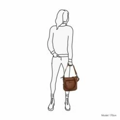 Daniel Ray Fairfield Schoudertas Cognac -NL Rugzak Verkoopwinkel drl16.1213 6