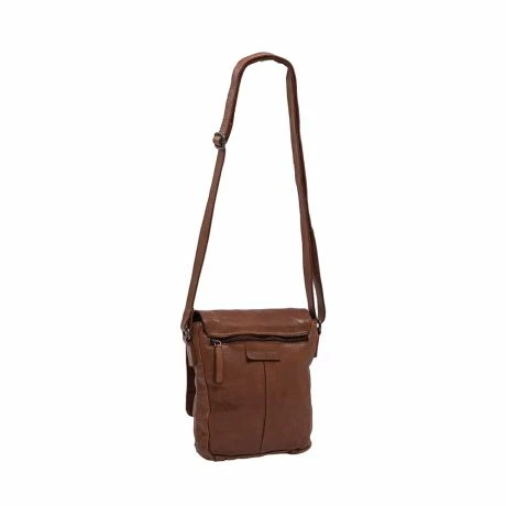 Daniel Ray Norwalk Crossbody Schoudertas Cognac 4 Daniel Ray Norwalk Crossbody Schoudertas Cognac - Afbeelding 2