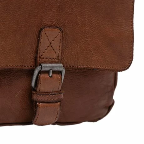 Daniel Ray Norwalk Crossbody Schoudertas Cognac 6 Daniel Ray Norwalk Crossbody Schoudertas Cognac - Afbeelding 4
