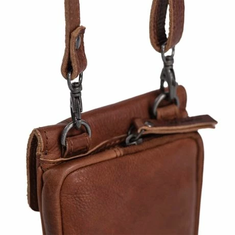 Daniel Ray Lakeland Telefoontasje Cognac 5 Daniel Ray Lakeland Telefoontasje Cognac - Afbeelding 3