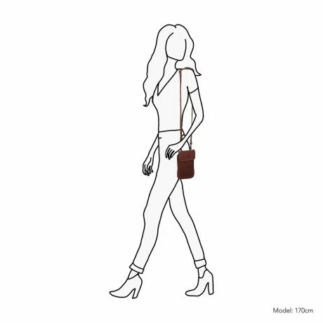 Daniel Ray Lakeland Telefoontasje Cognac 8 Daniel Ray Lakeland Telefoontasje Cognac - Afbeelding 6