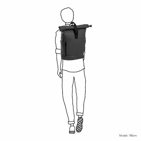 Daniel Ray Highlands Rolltop Rugtas M Waterproof 15" Antraciet 5 Daniel Ray Highlands Rolltop Rugtas M Waterproof 15" Antraciet - Afbeelding 3