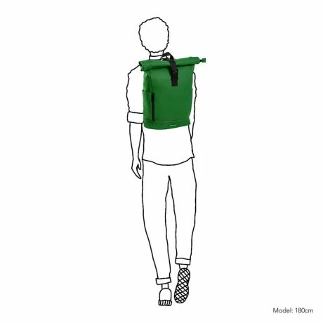 Daniel Ray Highlands Rolltop Rugtas M Waterproof 15" Appel Groen 8 Daniel Ray Highlands Rolltop Rugtas M Waterproof 15" Appel Groen - Afbeelding 6