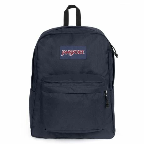 JanSport SuperBreak Backpack Navy 3 JanSport SuperBreak Backpack Navy