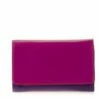 Mywalit Medium Tri-Fold Wallet Outer Zip Portemonnee Sangria Multi -NL Rugzak Verkoopwinkel front zoom 75 2