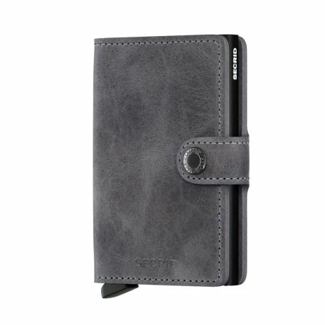 Secrid Mini Wallet Portemonnee Vintage Grey Black 3 Secrid Mini Wallet Portemonnee Vintage Grey Black