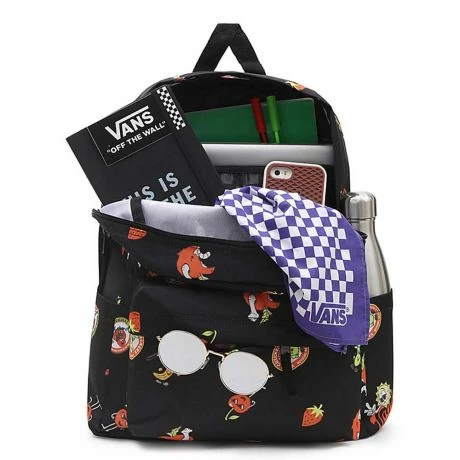 Vans Old Skool H2O Rugzak 15" Black Evening Fruit 4 Vans Old Skool H2O Rugzak 15" Black Evening Fruit - Afbeelding 2
