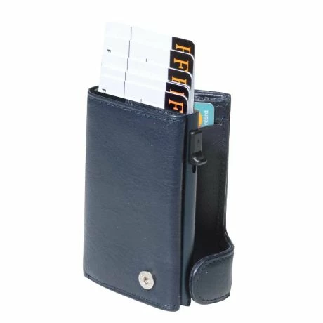 Tony Perotti Furbo Leren Pasjeshouder Met Kleingeldvak Blauw 3 Tony Perotti Furbo Leren Pasjeshouder Met Kleingeldvak Blauw