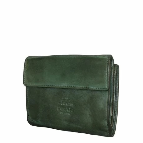 Bear Design Cow Lavato Jill Dames Portemonnee CL16211 Green 3 Bear Design Cow Lavato Jill Dames Portemonnee CL16211 Green