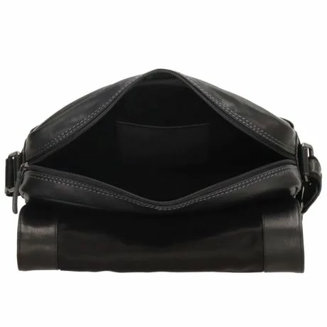 Hide & Stitches Japura Messenger Bag Zwart 20825 6 Hide & Stitches Japura Messenger Bag Zwart 20825 - Afbeelding 4