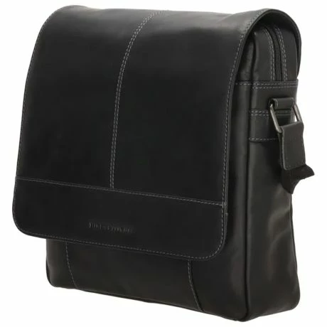 Hide & Stitches Japura Messenger Bag Zwart 20825 4 Hide & Stitches Japura Messenger Bag Zwart 20825 - Afbeelding 2